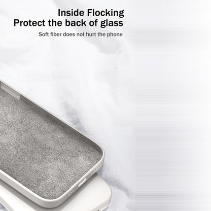 For Samsung Galaxy S20 Solid Color Imitation Liquid Silicone Straight Edge Dropproof Full Coverage Protective Case(White) by buy2fix