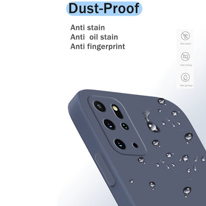 For Samsung Galaxy S20+ Solid Color Imitation Liquid Silicone Straight Edge Dropproof Full Coverage Protective Case(Black) by buy2fix