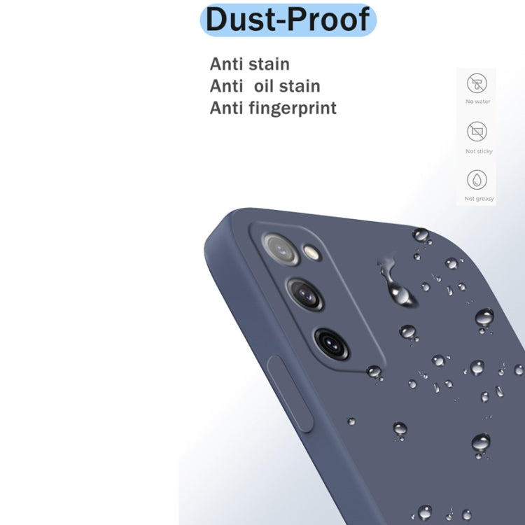 For Samsung Galaxy S20 FE Solid Color Imitation Liquid Silicone Straight Edge Dropproof Full Coverage Protective Case(Matcha Green) by buy2fix