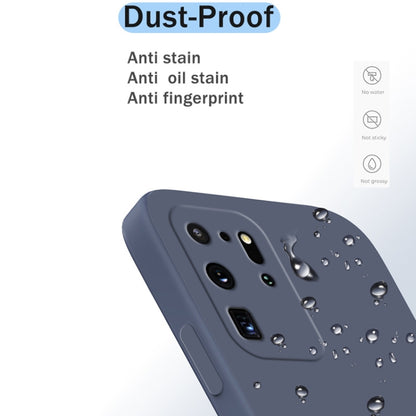For Samsung Galaxy S20 Ultra Solid Color Imitation Liquid Silicone Straight Edge Dropproof Full Coverage Protective Case(Grey) by buy2fix