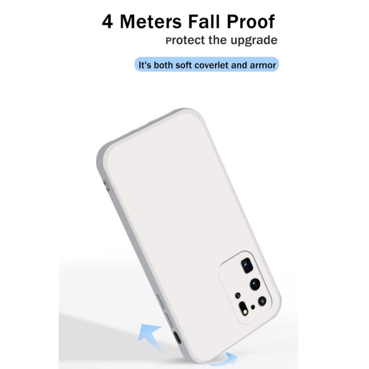 For Samsung Galaxy S20 Ultra Solid Color Imitation Liquid Silicone Straight Edge Dropproof Full Coverage Protective Case(Black) by buy2fix