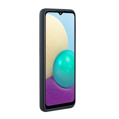 For Samsung Galaxy A02 Card Slot Design Shockproof TPU Protective Case(Dark Blue) by buy2fix