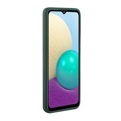 For Samsung Galaxy A02 Card Slot Design Shockproof TPU Protective Case(Dark Green) by buy2fix
