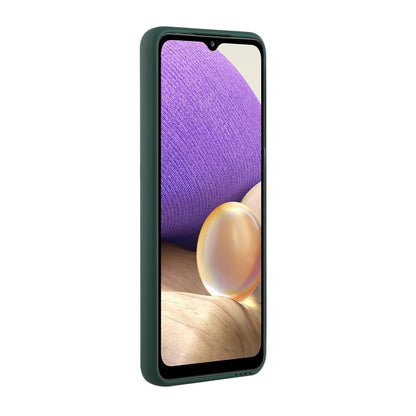 For Samsung Galaxy A32 4G Card Slot Design Shockproof TPU Protective Case(Dark Green) - Galaxy Phone Cases by buy2fix | Online Shopping UK | buy2fix