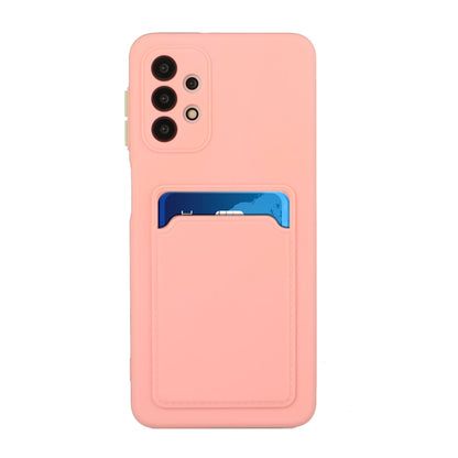 For Samsung Galaxy A32 4G Card Slot Design Shockproof TPU Protective Case(Pink) by buy2fix