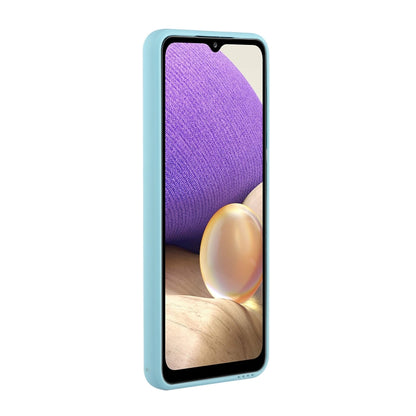 For Samsung Galaxy A32 5G Card Slot Design Shockproof TPU Protective Case(Sky Blue) by buy2fix