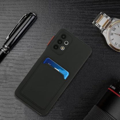 For Samsung Galaxy A52 5G / 4G Card Slot Design Shockproof TPU Protective Case(Black) by buy2fix