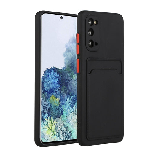 For Samsung Galaxy S20 Card Slot Design Shockproof TPU Protective Case(Black) - Galaxy Phone Cases by buy2fix | Online Shopping UK | buy2fix