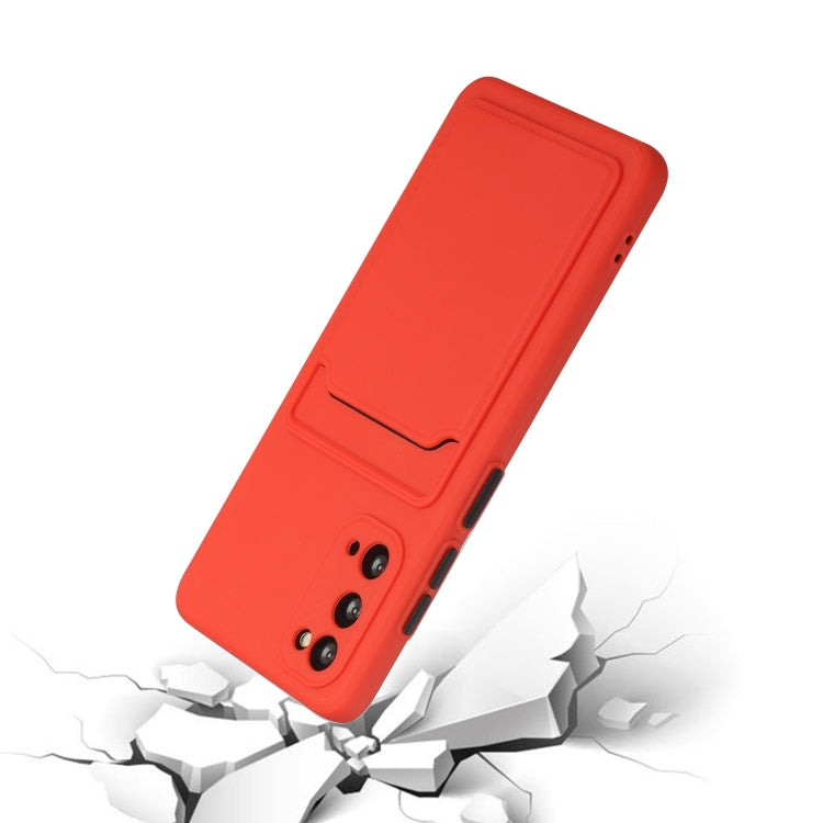 For Samsung Galaxy S20 Card Slot Design Shockproof TPU Protective Case(Red) by buy2fix