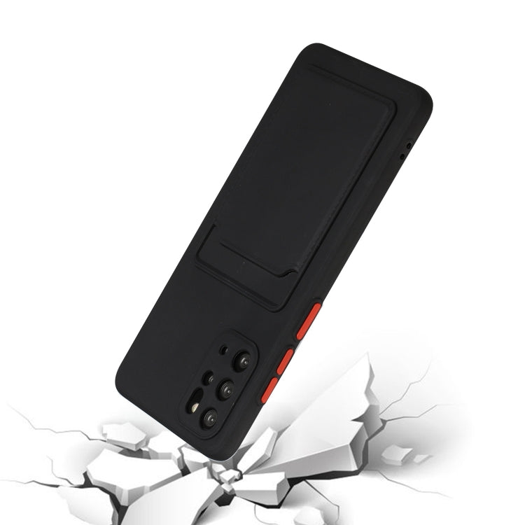 For Samsung Galaxy S20+ Card Slot Design Shockproof TPU Protective Case(Black) by buy2fix