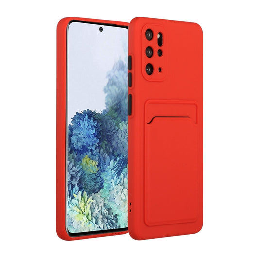 For Samsung Galaxy S20+ Card Slot Design Shockproof TPU Protective Case(Red) by buy2fix