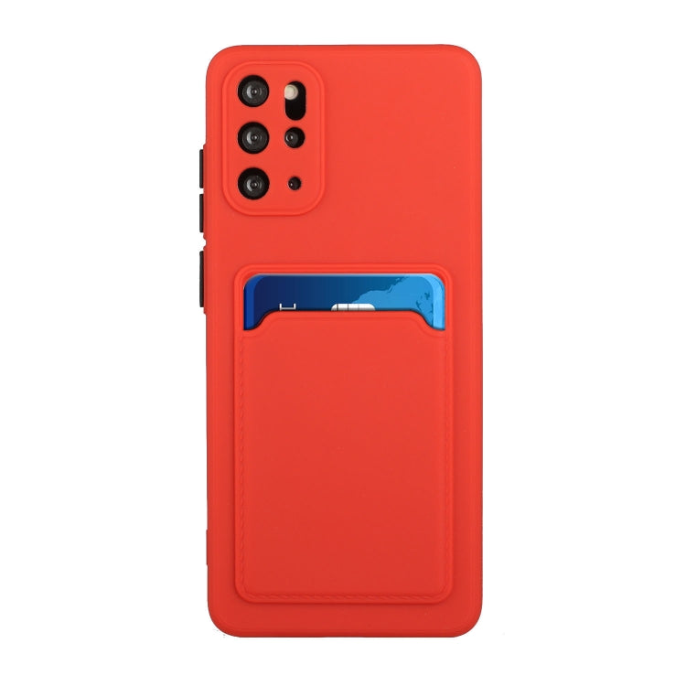 For Samsung Galaxy S20+ Card Slot Design Shockproof TPU Protective Case(Red) by buy2fix