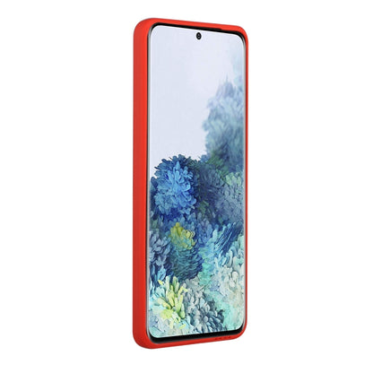 For Samsung Galaxy S20+ Card Slot Design Shockproof TPU Protective Case(Red) by buy2fix