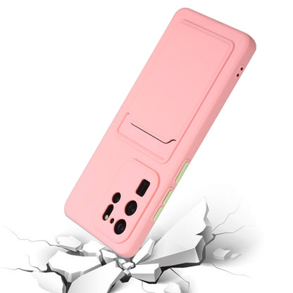 For Samsung Galaxy S20 Ultra Card Slot Design Shockproof TPU Protective Case(Pink) by buy2fix