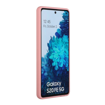 For Samsung Galaxy S20 FE Card Slot Design Shockproof TPU Protective Case(Pink) by buy2fix