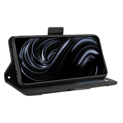 For Rakuten BIG S Skin Feel Calf Pattern Horizontal Flip Leather Case with Holder & Card Slots & Photo Frame(Black) - More Brand by buy2fix | Online Shopping UK | buy2fix