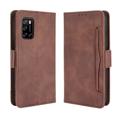 For Rakuten BIG S Skin Feel Calf Pattern Horizontal Flip Leather Case with Holder & Card Slots & Photo Frame(Brown) - More Brand by buy2fix | Online Shopping UK | buy2fix