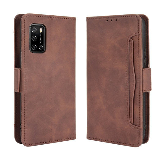 For Rakuten BIG S Skin Feel Calf Pattern Horizontal Flip Leather Case with Holder & Card Slots & Photo Frame(Brown) - More Brand by buy2fix | Online Shopping UK | buy2fix