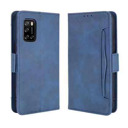 For Rakuten BIG S Skin Feel Calf Pattern Horizontal Flip Leather Case with Holder & Card Slots & Photo Frame(Blue) - More Brand by buy2fix | Online Shopping UK | buy2fix