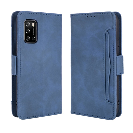 For Rakuten BIG S Skin Feel Calf Pattern Horizontal Flip Leather Case with Holder & Card Slots & Photo Frame(Blue) - More Brand by buy2fix | Online Shopping UK | buy2fix
