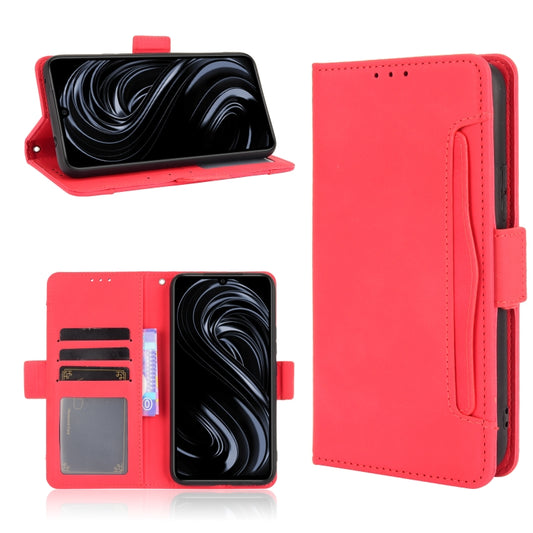 For Rakuten BIG S Skin Feel Calf Pattern Horizontal Flip Leather Case with Holder & Card Slots & Photo Frame(Red) - More Brand by buy2fix | Online Shopping UK | buy2fix