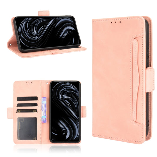 For Rakuten BIG S Skin Feel Calf Pattern Horizontal Flip Leather Case with Holder & Card Slots & Photo Frame(Pink) - More Brand by buy2fix | Online Shopping UK | buy2fix