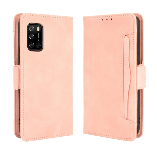 For Rakuten BIG S Skin Feel Calf Pattern Horizontal Flip Leather Case with Holder & Card Slots & Photo Frame(Pink) - More Brand by buy2fix | Online Shopping UK | buy2fix
