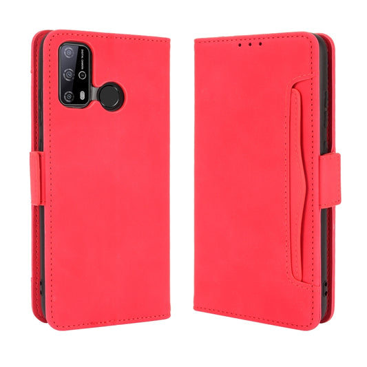 For Oukitel C23 Pro Skin Feel Calf Pattern Horizontal Flip Leather Case with Holder & Card Slots & Photo Frame(Red) - More Brand by buy2fix | Online Shopping UK | buy2fix
