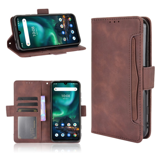 For UMIDIGI Bison GT Skin Feel Calf Pattern Horizontal Flip Leather Case with Holder & Card Slots & Photo Frame(Brown) - More Brand by buy2fix | Online Shopping UK | buy2fix