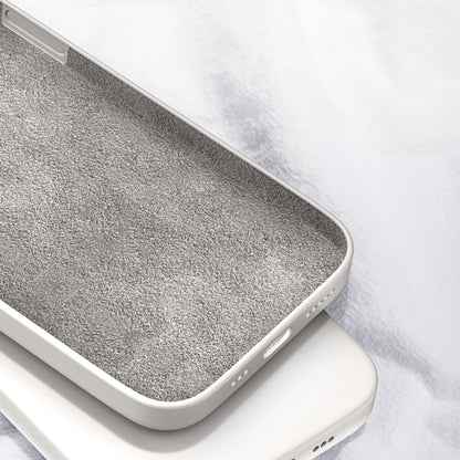 For Honor 10 Solid Color Imitation Liquid Silicone Straight Edge Dropproof Full Coverage Protective Case(White) - Honor Cases by buy2fix | Online Shopping UK | buy2fix