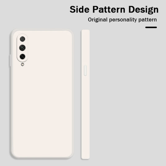 For Honor 20 Lite Solid Color Imitation Liquid Silicone Straight Edge Dropproof Full Coverage Protective Case(Blue) - Honor Cases by buy2fix | Online Shopping UK | buy2fix