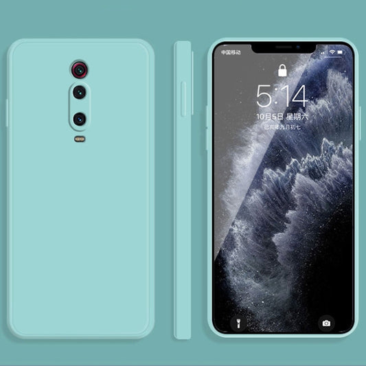 For Xiaomi Redmi K20 Pro Solid Color Imitation Liquid Silicone Straight Edge Dropproof Full Coverage Protective Case(Sky Blue) - Xiaomi Cases by buy2fix | Online Shopping UK | buy2fix