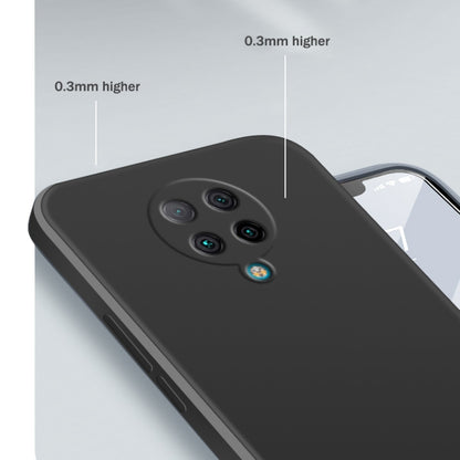 For Xiaomi Redmi K30 Pro Solid Color Imitation Liquid Silicone Straight Edge Dropproof Full Coverage Protective Case(Black) - Xiaomi Cases by buy2fix | Online Shopping UK | buy2fix