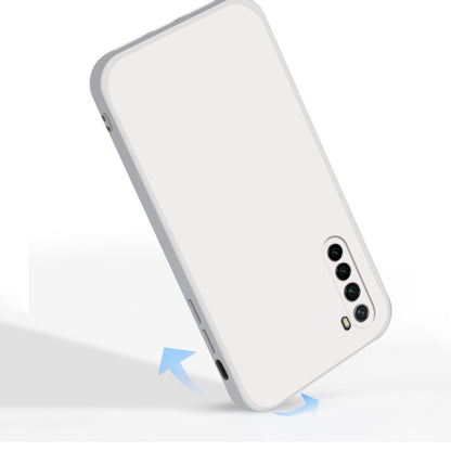 For Xiaomi Redmi Note 8 Solid Color Imitation Liquid Silicone Straight Edge Dropproof Full Coverage Protective Case(Red) - Xiaomi Cases by buy2fix | Online Shopping UK | buy2fix