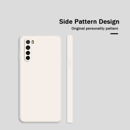 For Xiaomi Redmi Note 8 Solid Color Imitation Liquid Silicone Straight Edge Dropproof Full Coverage Protective Case(Red) - Xiaomi Cases by buy2fix | Online Shopping UK | buy2fix