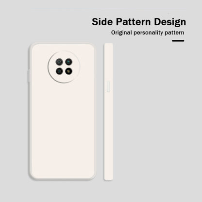 For Xiaomi Redmi Note 9 5G Solid Color Imitation Liquid Silicone Straight Edge Dropproof Full Coverage Protective Case(Sky Blue) - Xiaomi Cases by buy2fix | Online Shopping UK | buy2fix