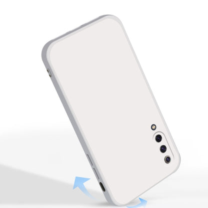 For Xiaomi Mi 9 Solid Color Imitation Liquid Silicone Straight Edge Dropproof Full Coverage Protective Case(Black) - Xiaomi Cases by buy2fix | Online Shopping UK | buy2fix