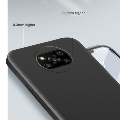 For Xiaomi Poco X3 NFC / Poco X3 Pro Solid Color Imitation Liquid Silicone Straight Edge Dropproof Full Coverage Protective Case(Dark Green) - Xiaomi Cases by buy2fix | Online Shopping UK | buy2fix