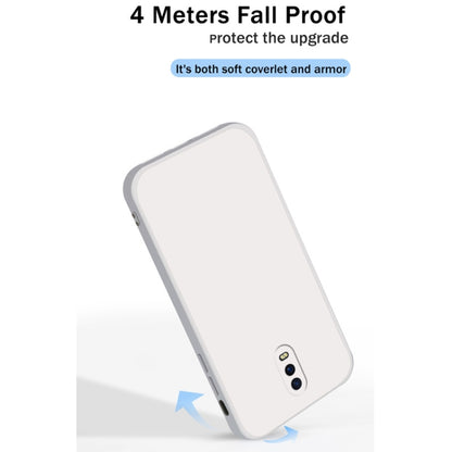 For OPPO R17 Solid Color Imitation Liquid Silicone Straight Edge Dropproof Full Coverage Protective Case(Matcha Green) by buy2fix