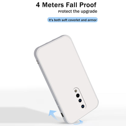 For OnePlus 8 Solid Color Imitation Liquid Silicone Straight Edge Dropproof Full Coverage Protective Case(Matcha Green) - OnePlus Cases by buy2fix | Online Shopping UK | buy2fix