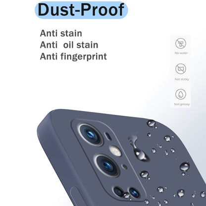 For OnePlus 9 Pro Solid Color Imitation Liquid Silicone Straight Edge Dropproof Full Coverage Protective Case(White) - OnePlus Cases by buy2fix | Online Shopping UK | buy2fix