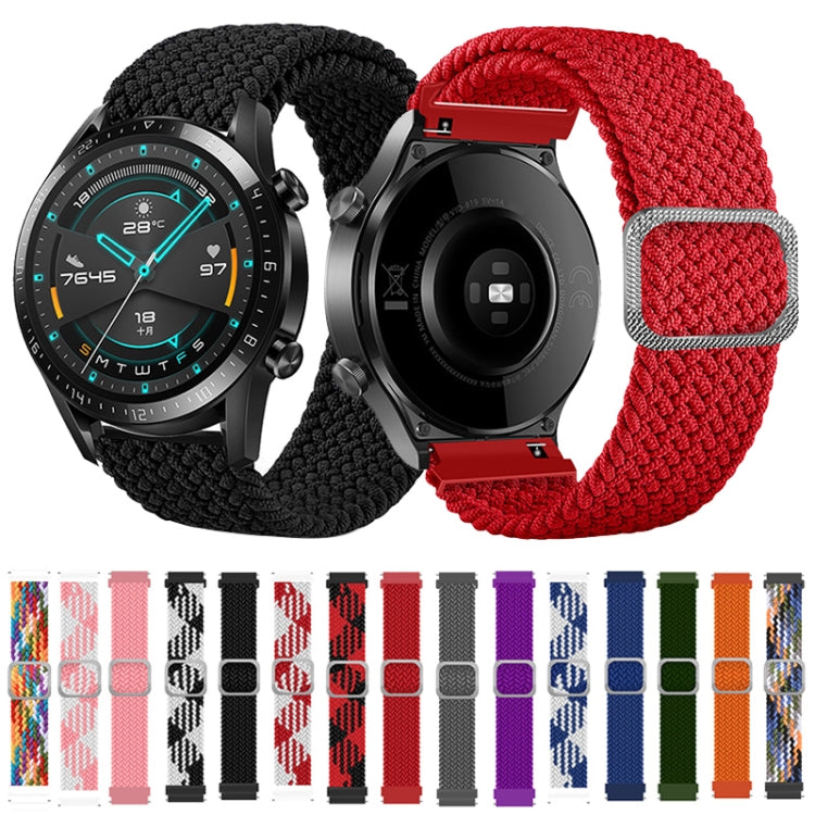 For Samsung Galaxy Watch Active2 40mm Adjustable Nylon Braided Elasticity Watch Band(Grey) - Watch Bands by buy2fix | Online Shopping UK | buy2fix