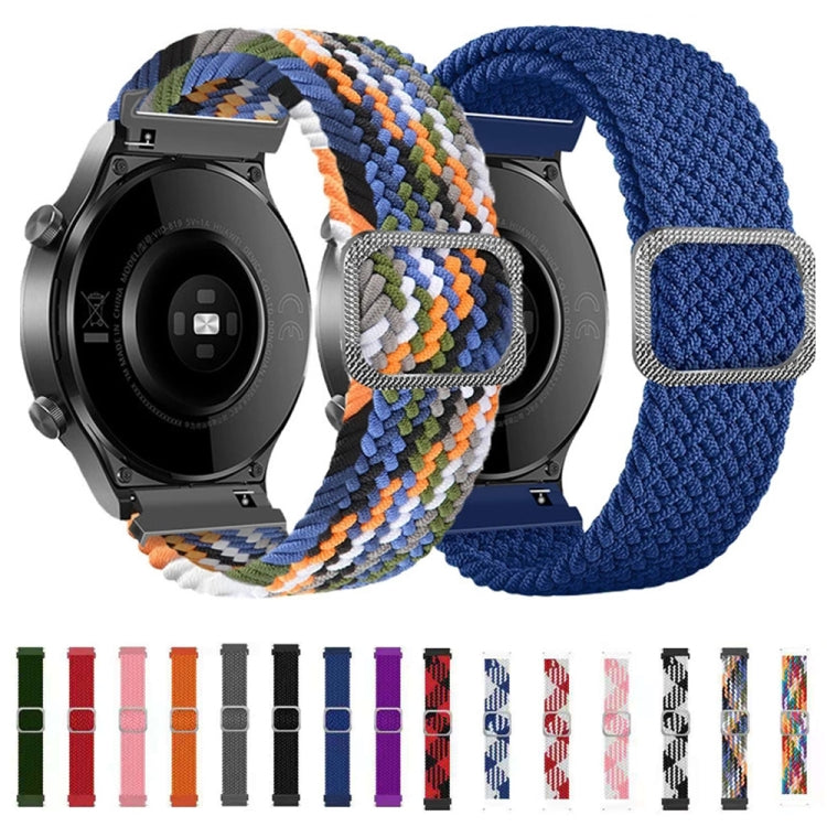 20mm Universal Adjustable Nylon Braided Elasticity Watch Band(Orange) - 20mm Bands by buy2fix | Online Shopping UK | buy2fix