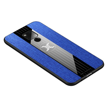 For Huawei Mate 20 X XINLI Stitching Cloth Textue Shockproof TPU Protective Case(Blue) - Huawei Cases by XINLI | Online Shopping UK | buy2fix