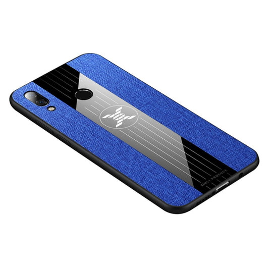 For Huawei nova 3i XINLI Stitching Cloth Textue Shockproof TPU Protective Case(Blue) - Huawei Cases by XINLI | Online Shopping UK | buy2fix