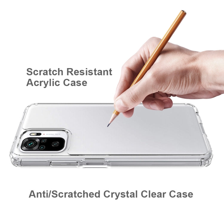For Xiaomi Redmi Note 10 Shockproof Scratchproof TPU + Acrylic Protective Case(Transparent) - Xiaomi Cases by buy2fix | Online Shopping UK | buy2fix