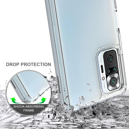 For Xiaomi Redmi Note 10 Pro Shockproof Scratchproof TPU + Acrylic Protective Case(Transparent) - Xiaomi Cases by buy2fix | Online Shopping UK | buy2fix