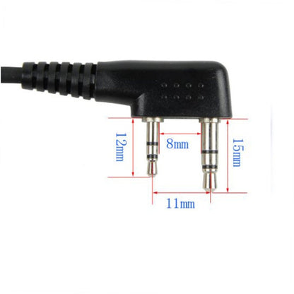 RETEVIS C9001 2 Pin Handheld PTT Speaker Microphone - Microphones & Headsets by RETEVIS | Online Shopping UK | buy2fix