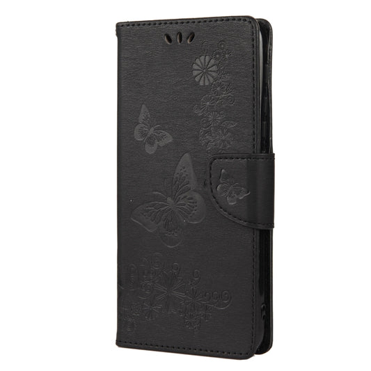 For Motorola Moto G30 Butterflies Embossing Horizontal Flip Leather Case with Holder & Card Slots & Wallet(Black) - Motorola Cases by buy2fix | Online Shopping UK | buy2fix