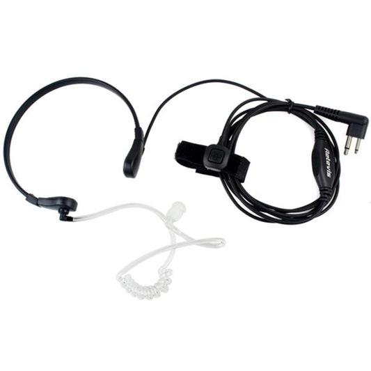 RETEVIS M Throat PTT Covert Acoustic Tube Earphone Speaker Microphone - Microphones & Headsets by RETEVIS | Online Shopping UK | buy2fix